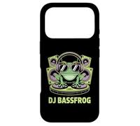 DJ BASSFROG EDM Rave Bass Music Frog With Headphones Case for iPhone 17 Pro