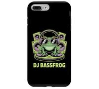 DJ BASSFROG EDM Rave Bass Music Frog With Headphones Case for iPhone 7 Plus/8 Plus