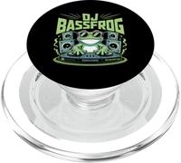 DJ Bassfrog Frog DJ With Speakers And Turntables PopSockets PopGrip for MagSafe