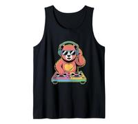 DJ Bear Rocking The Turntables Like a Pro Tank Top