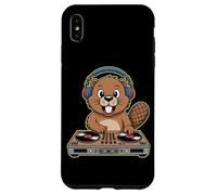 Dj Beaver Spinning Fun Beats Case for iPhone XS Max