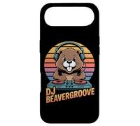 DJ Beavergroove Cute Beaver DJ Retro Sunset Mix Case for iPhone Air