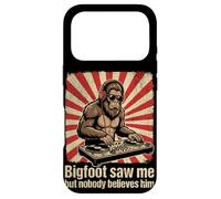 DJ Bigfoot Saw Me Headphones Retro Vintage Vinyl Sasquatch Case for iPhone 17 Pro