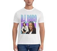 DJ Bobo 90s Style Eurodance T-Shirt Black t-Shirts for Men Aesthetic Clothing White 3XL