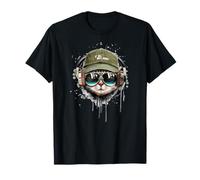 Dj Cat Kitten Headphones T-Shirt