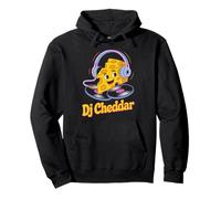 Dj Cheddar Cheese Headphones Vinyl Vibe Pullover Hoodie