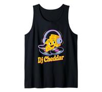 Dj Cheddar Cheese Headphones Vinyl Vibe Tank Top