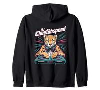 DJ Cheetahspeed Fast Beat EDM Rave Club Vibes Zip Hoodie