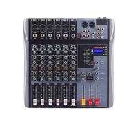 DJ Console Audio Mixer CT Series Mixing Consoles Bluetooth Connection Suitable For Recording Studios, Bars, Rehearsal Easy To Use(6 black)
