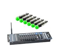 DJ Controller 192 Channels Controller Stage Light 512 Wireless Console Battery Receiver Party DJ Disco Operator Equipment for Dj Lights Par Lights Moving(1C and 6R)