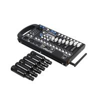 DJ Controller 192 Controller Wireless Receiver Built In Battery Stage Lighting Effect DJ Light Controller Disco Light For Home Party for Dj Lights Par Lights Moving(1 C and 6 R)