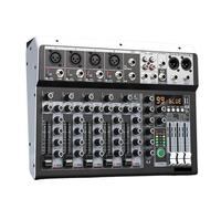 Dj Controller, 6 Channel 99 Dsp Effect Mixer Record Pc 48V Phantom Power Usb Sound Mixers Bluetooth Dj Console Mixing-THSDXC84483