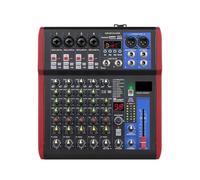 DJ Controller, 99DSP Mixer DJ Console - 2 Mic/Line Inputs MP3/USB I/O EQ & Delay Effects 20Hz-30KHz(6 Channels)