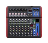 Dj Controller, 99Dsp Mixer Dj Console - 2 Mic/Line Inputs Mp3/Usb I/O Eq & Delay Effects 20Hz-30Khz-8 Channels