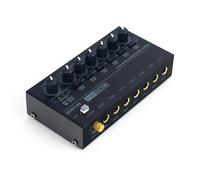 DJ Controller, Aud**io Mixer 6 Channel Ultra-compact Low-noise Stereo Mini Sound Mixer For Home Studio Recording Live Outdoor Performance MIX600