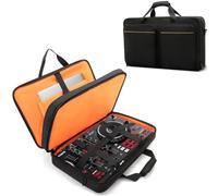 DJ Controller Case Compatible with DDJ-FLX4/DDJ 200/DDJ 400/DDJ REV1 | DJ Controller Bag with Multi-pockets, Fits Up to 15.6" Laptops, Adjustable Shoulder Strap, Perfect for DJ and Music Producers
