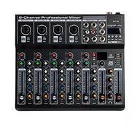 DJ Controller Case with Digital Display, DSP FX, and Bluetooth for Mixing, Karaoke, Recording, and Monitoring - Ideal for Party Use
