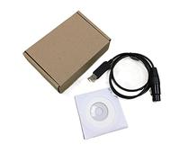 DJ Controller Controller Mini DJ Lights Console Control 512 Stage Light Projector Moving Head Fireworks Machine Fogger Equipment for Dj Lights Par Lights Moving(DMX-USB Cable)