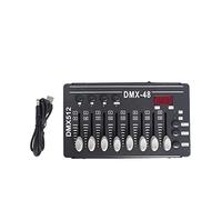 DJ Controller Controller Mini DJ Lights Console Control 512 Stage Light Projector Moving Head Fireworks Machine Fogger Equipment for Dj Lights Par Lights Moving(Mini Dmx Console)