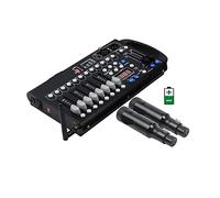 DJ Controller Mini Wireless Controller 192 Channels Battery Controller Rechargeable Wireless DMX512 Receiver Transmitter Wireless System for Dj Lights Par Lights Moving(1 C 2R)