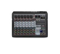 Dj Controller, Mixer 99 Dsp Digital Mp3 Input 48V Phantom Power Supply 7-Stage Equalizer Podcast Recording With Bluetooth-8CHANNEL