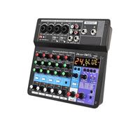 Dj Controller Mixer Sound 6 - Way Pro Equipment Mixing Console Professional Portable Video Consumer Electronics Studio Sound Board
