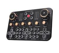DJ Controller Professional 48V Microphone Live Sound Card DJ16 Live Broadcast Audio Mixer For Mobilephone Singing Equipment K600 DJ starter kit