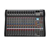 Dj Controller, Professional Mixer 12 Channel Studio Console Usb Mp3 Input 48V Phantom Power Dj Console
