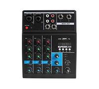 DJ Controller Professional Portable Mixer Sound Console Computer Input 48v Power Live Broadcast Complete DJ Equipment for Dj Lights Par Lights Moving(A4)