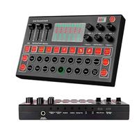DJ Controllers, M9 Audio Interface Sound Card Live Voice Mixer External USB Sound Card Multiple Effects Sound Card Mixer Board