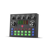 DJ Controllers, V8S Live Microphone Sound Card For Audio Mixer Streaming Board Music Recording Broadcast