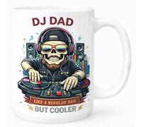 DJ Dad Cool Fathers Day Birthday Gift Mug