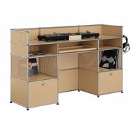 DJ desk standing desk W 175 cm USM Haller Beige - USM LOOK BOOK Media 66 31