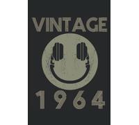 DJ disc jockey Birthday 1964 notebook: Notebook for Disk Jockey DJ | Gift idea for music mixer | Quad Ruled Graph Paper Notebook (6x9 inches) with 120 pages