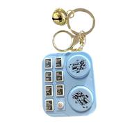 DJ Disc Player Keychain, Mini Musical Instrument Keychain, Musical Instrument Keychain, Car Keychain, Bag Pendant Keychain, Musical Instrument Keychain Decoration (A)