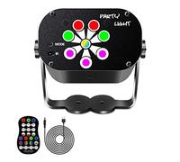 DJ Disco Light RGB LED Party Light 120 Patterns Sound Activated Remote Control for Scene Garden Living Room Home Karaoke Bar Decoration