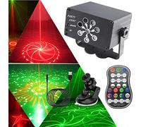 DJ Disco Lights, USB Party Stage Light, 240 LED Patterns Sound Activated and Strobe Flash Effects with Remote Control for kids Birthday, Family Gathering, Karaoke, Christmas, Wedding