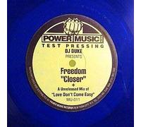 DJ Duke Presents Freedom / Closer (Blue Vinyl)