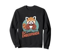 DJ Emberpanda Red Panda EDM Rave Music DJ Sweatshirt