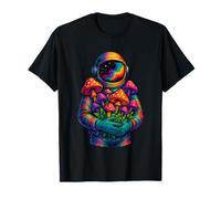 Dj Festival Trippy Astronaut Art EDM Mushroom Psychedelic T-Shirt