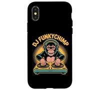 DJ Funkychimp Monkey DJ Turntables Headphones Club Music Case for iPhone X/XS