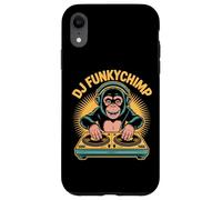 DJ Funkychimp Monkey DJ Turntables Headphones Club Music Case for iPhone XR