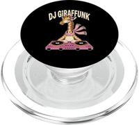 DJ Giraffunk Giraffe DJ Turntables Headphones Rave PopSockets PopGrip for MagSafe