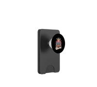 DJ Giraffunk Retro Giraffe DJ Turntable Club Vibes PopSockets PopWallet for MagSafe