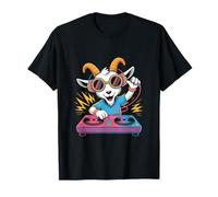 Dj Goat Vibes Spin The Beat Party Fun T-Shirt