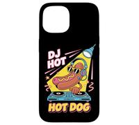 Dj Hot Dog Party Beats Fun Vibes Dj Food Case for iPhone 15