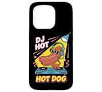 Dj Hot Dog Party Beats Fun Vibes Dj Food Case for iPhone 15 Pro