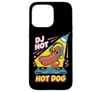 Dj Hot Dog Party Beats Fun Vibes Dj Food Case for iPhone 15 Pro Max