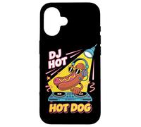 Dj Hot Dog Party Beats Fun Vibes Dj Food Case for iPhone 16