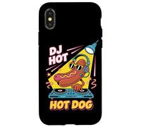 Dj Hot Dog Party Beats Fun Vibes Dj Food Case for iPhone X/XS